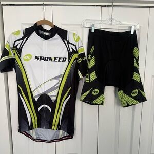 SPOONEED Cycling Jersey and Shorts Set